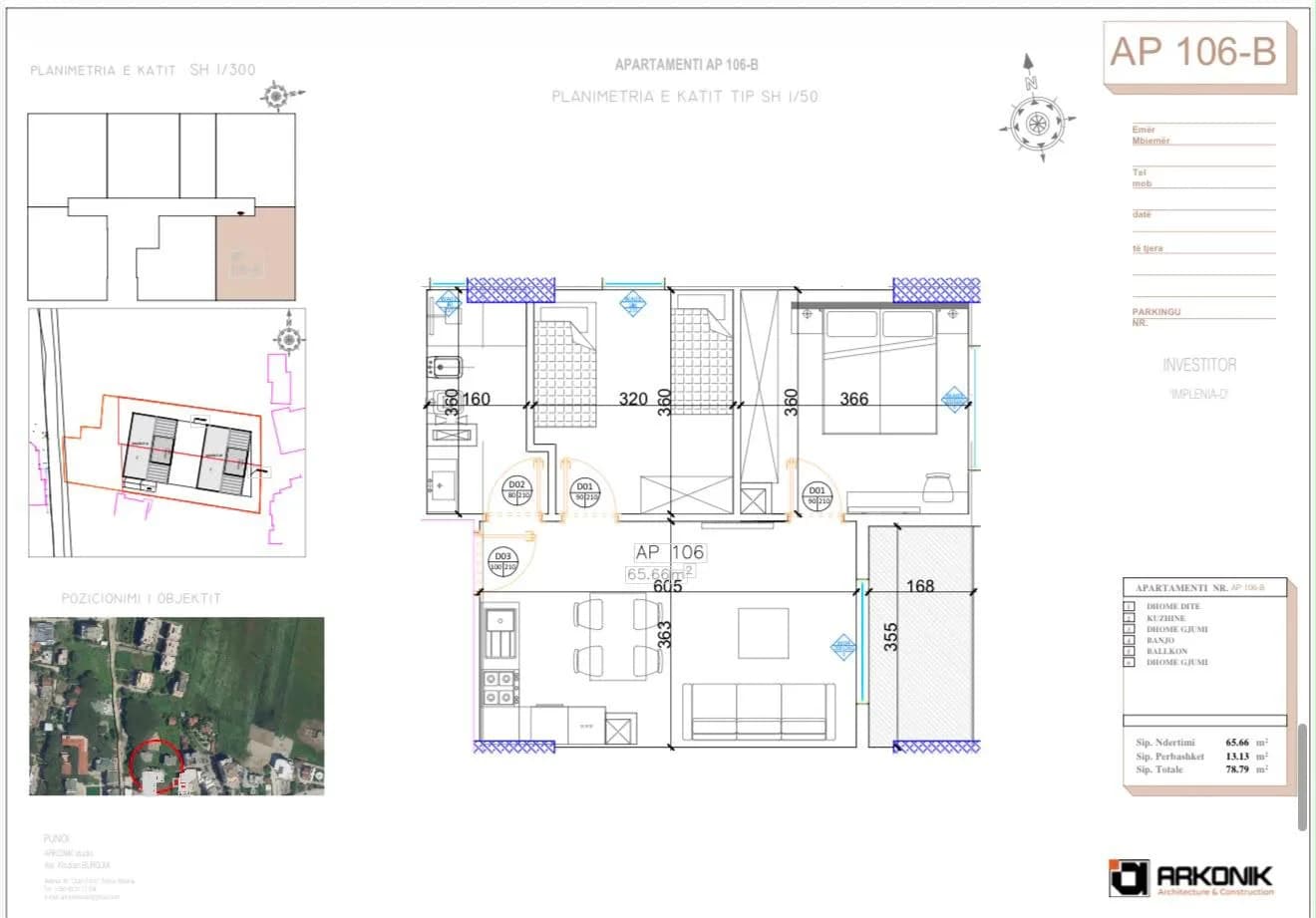 Apartament AP 106-B w Golem – 78,79 m² — zdjęcie 5