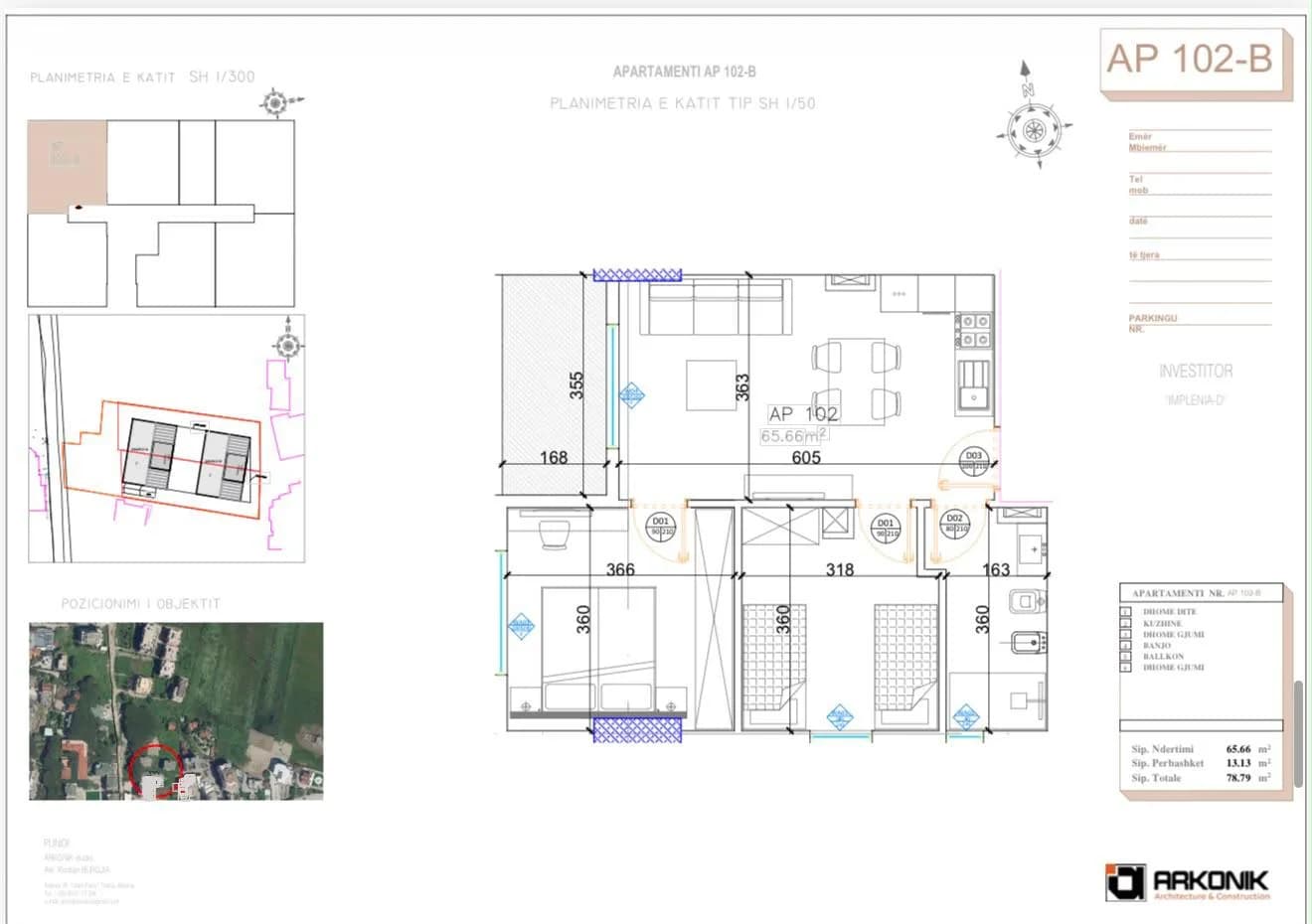 Apartament AP 102-B w Golem – 78,79 m² — zdjęcie 5