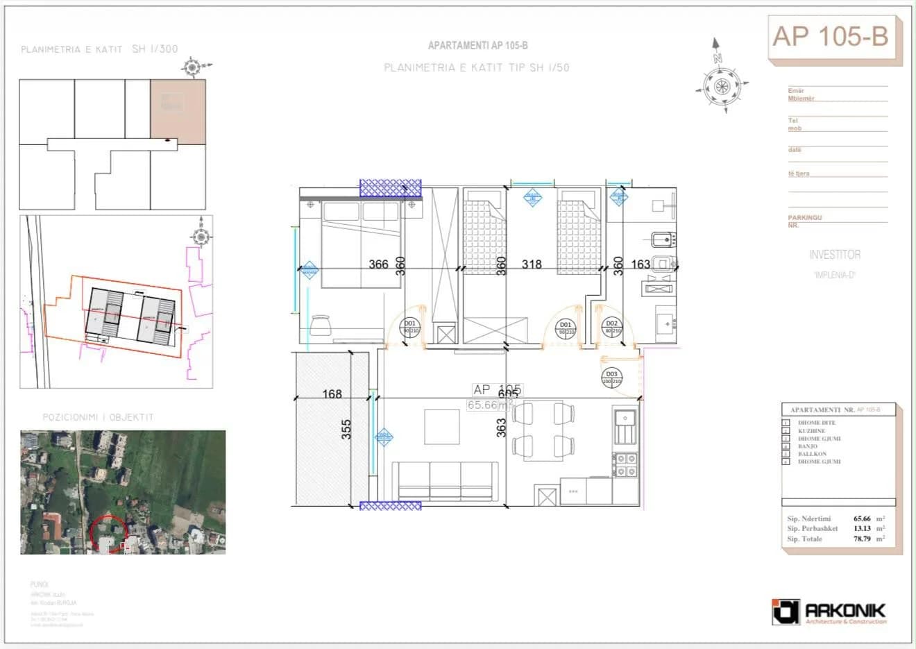 Apartament AP 105-B w Golem – 78,79 m² — zdjęcie 5
